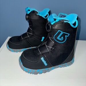 Burton Youth GROM BOA Snowboard Boots - Black 🏂 NIB